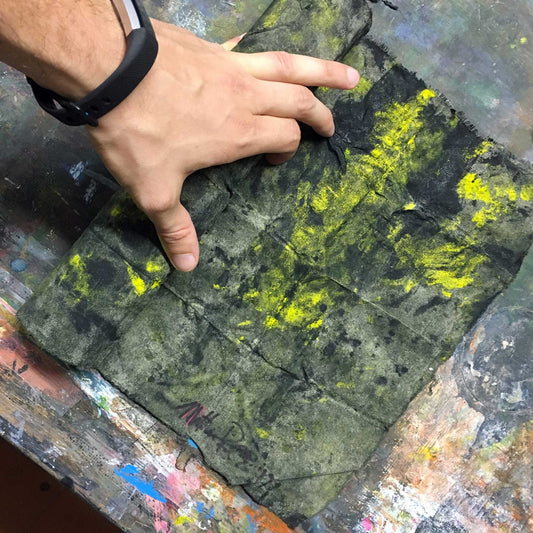 When the act of folding becomes painting