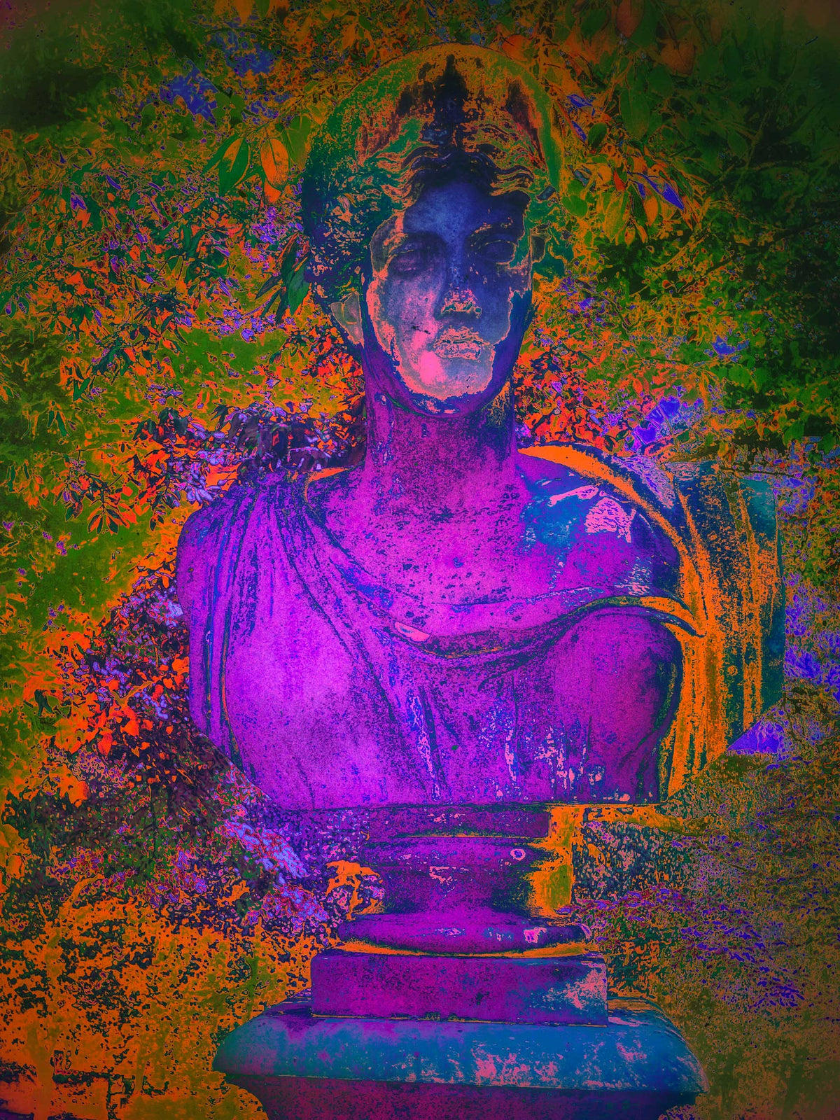 Dettaglio dell'opera fotografica "Roman Sculpture II" di Mattia Paoli, NOJ Culture Gallery