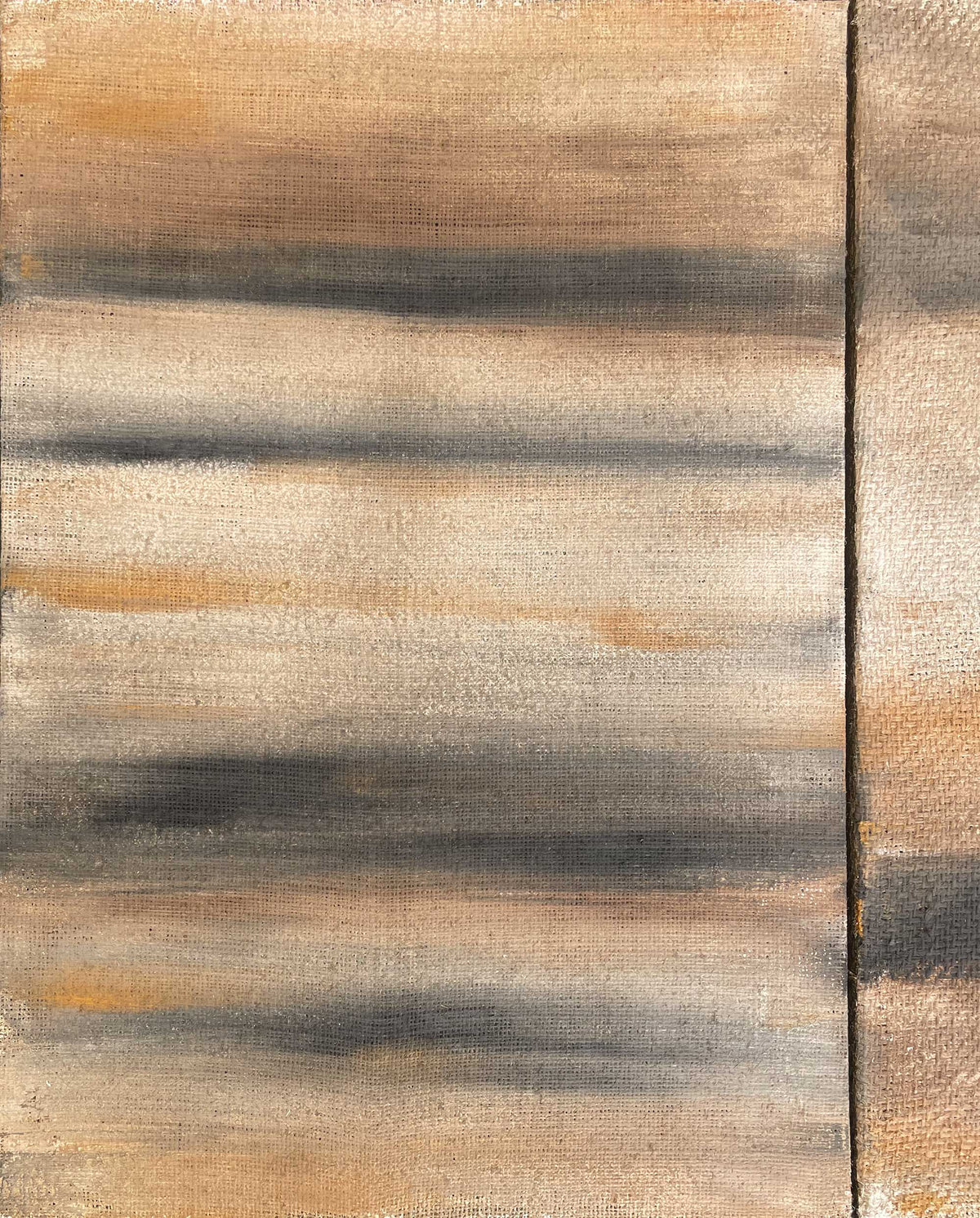 Dettaglio ravvicinato del dipinto "Turner Desert" di Mattia Paoli