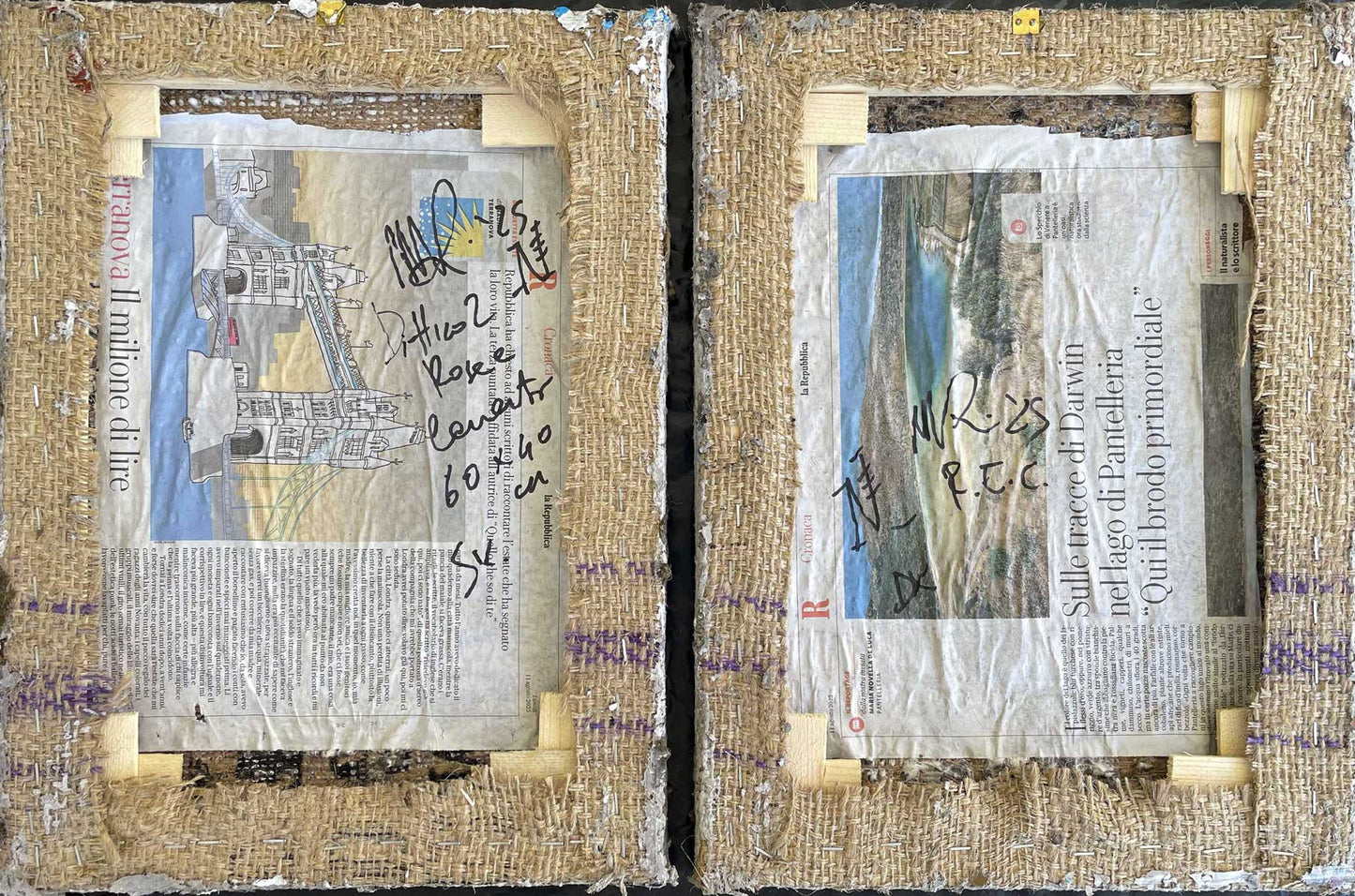 Dipinto su tela AB#191 “Orizzonte”