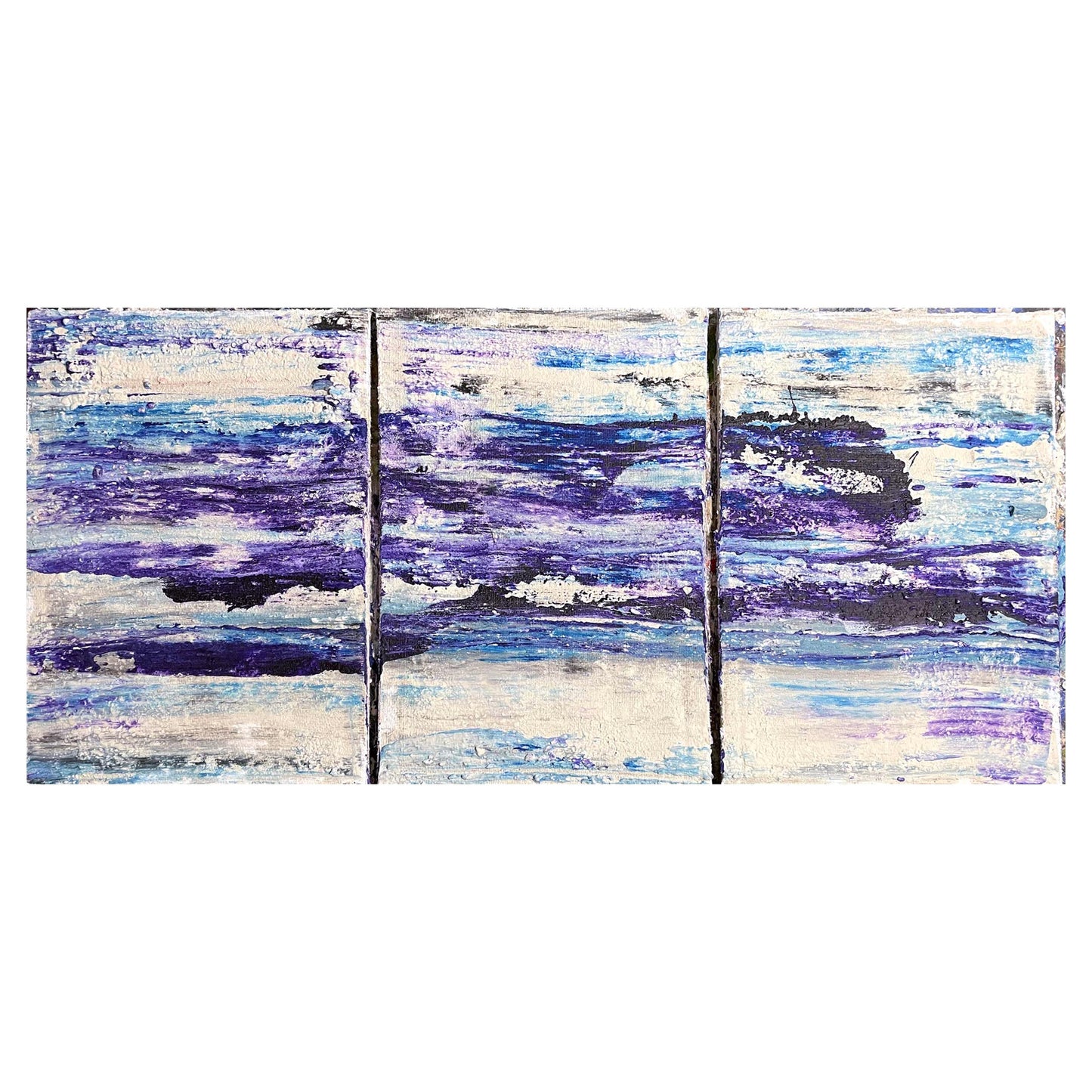 Painting on Raw Canvas AB#330 “Ocean”